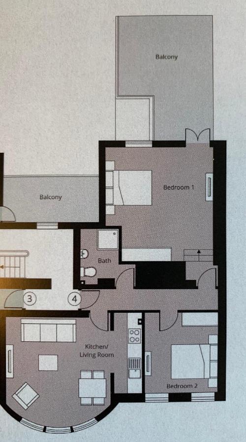 King Street Residence - 2 Bed Грейт-Ярмут Экстерьер фото